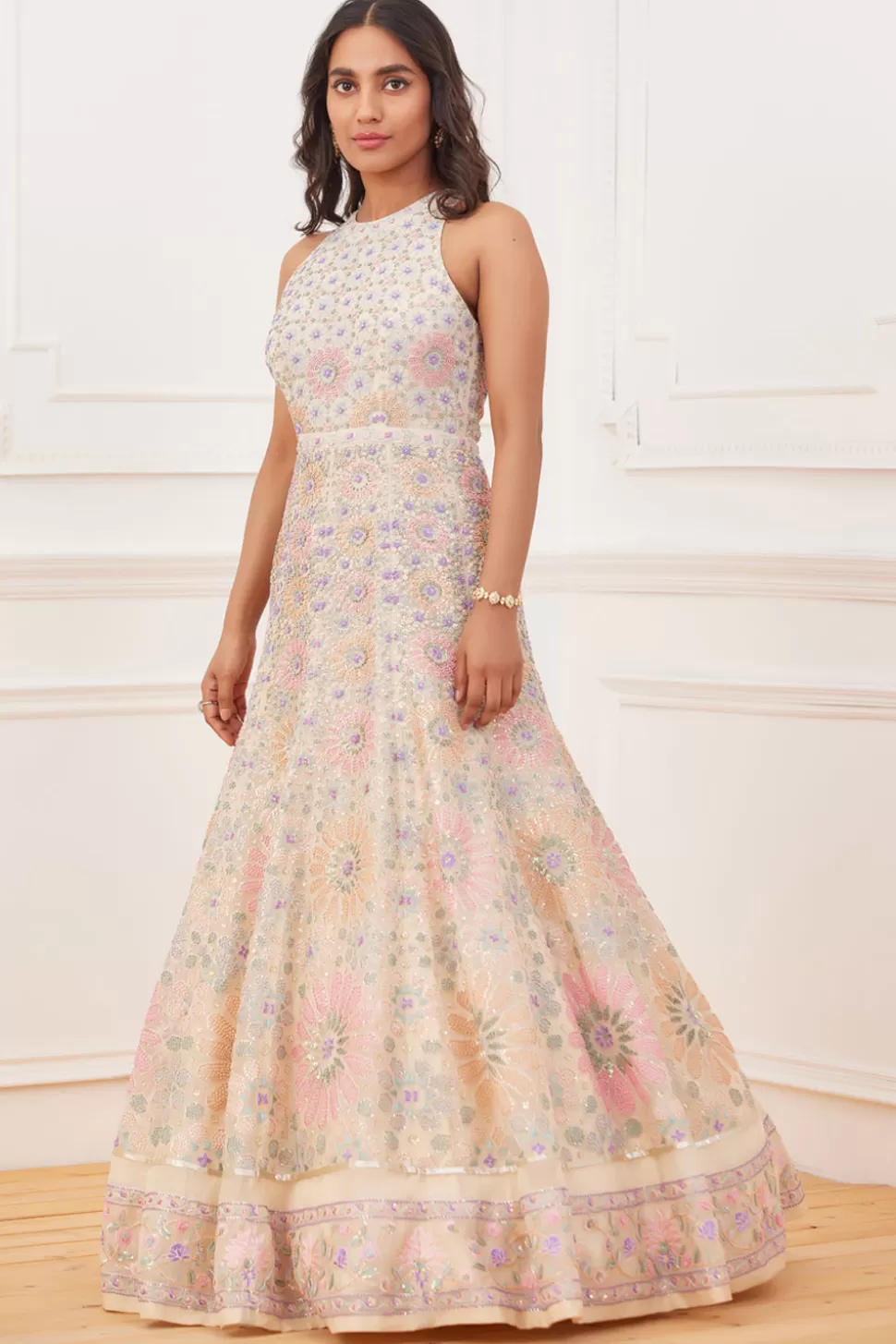 Dresses & Gowns<Rahul Mishra Inara Hand Embroidered Gown