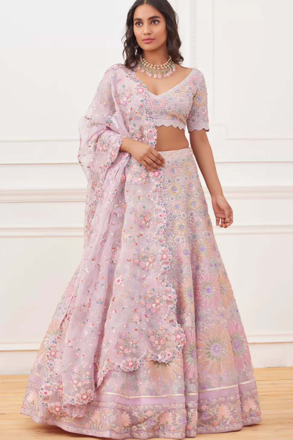 Lehenga Sets<Rahul Mishra Inara Hand Embroidered Lehenga Set