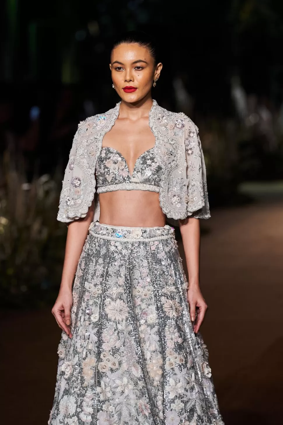 Lehenga Sets<Rahul Mishra Khwabida Moonshine Lehenga