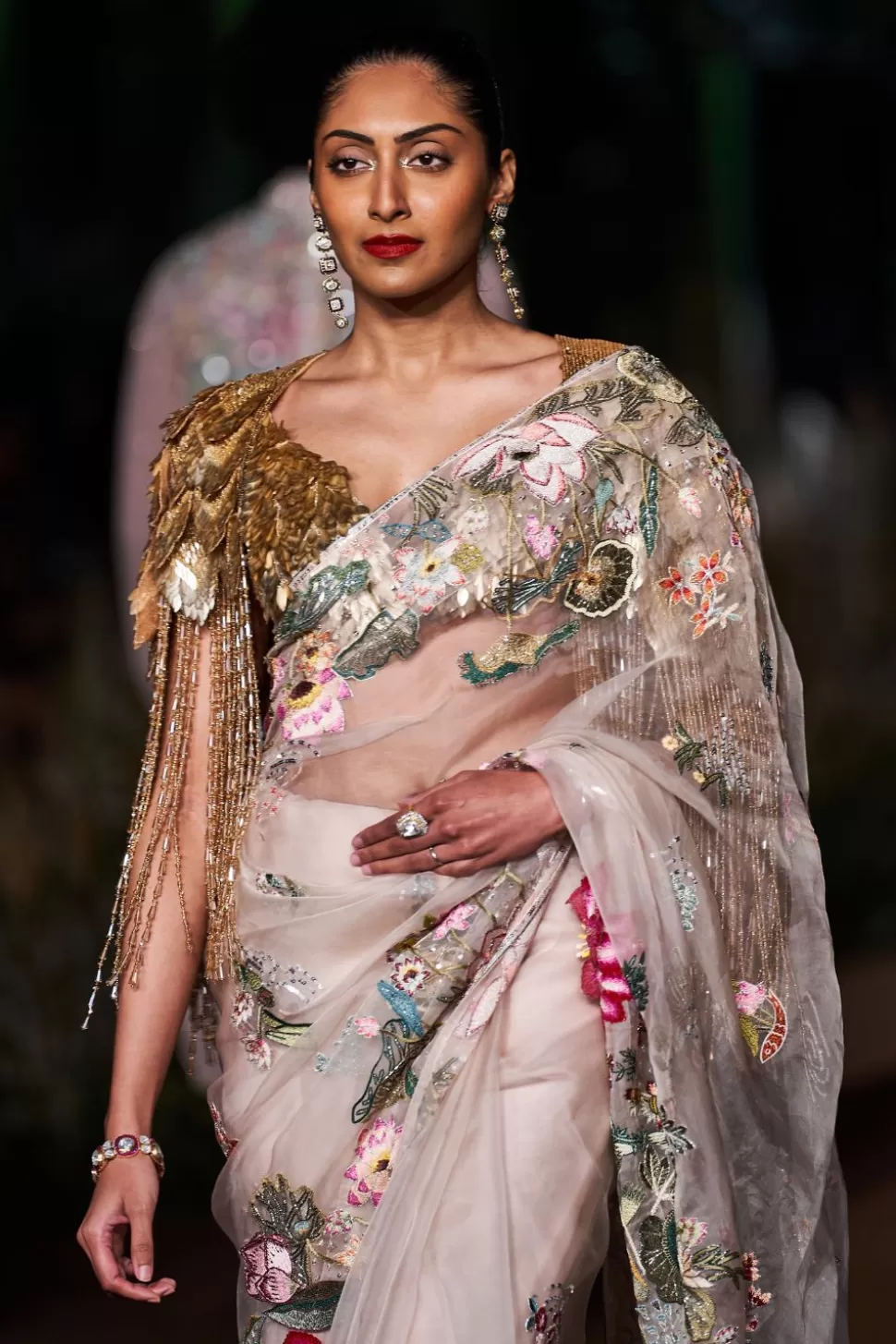 Sarees<Rahul Mishra Padma Saree Set